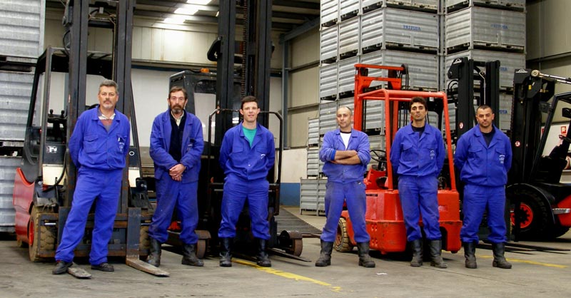 Equipo de trabajo en Fripusa